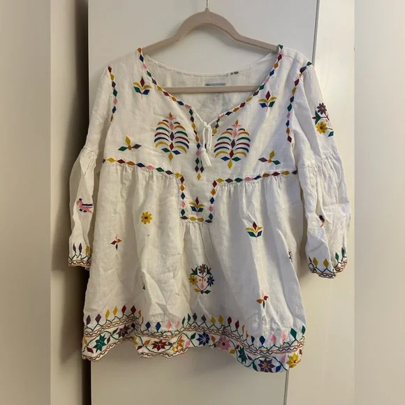 Umbar Luxury Embroidered Top size M - Picture 2 of 6